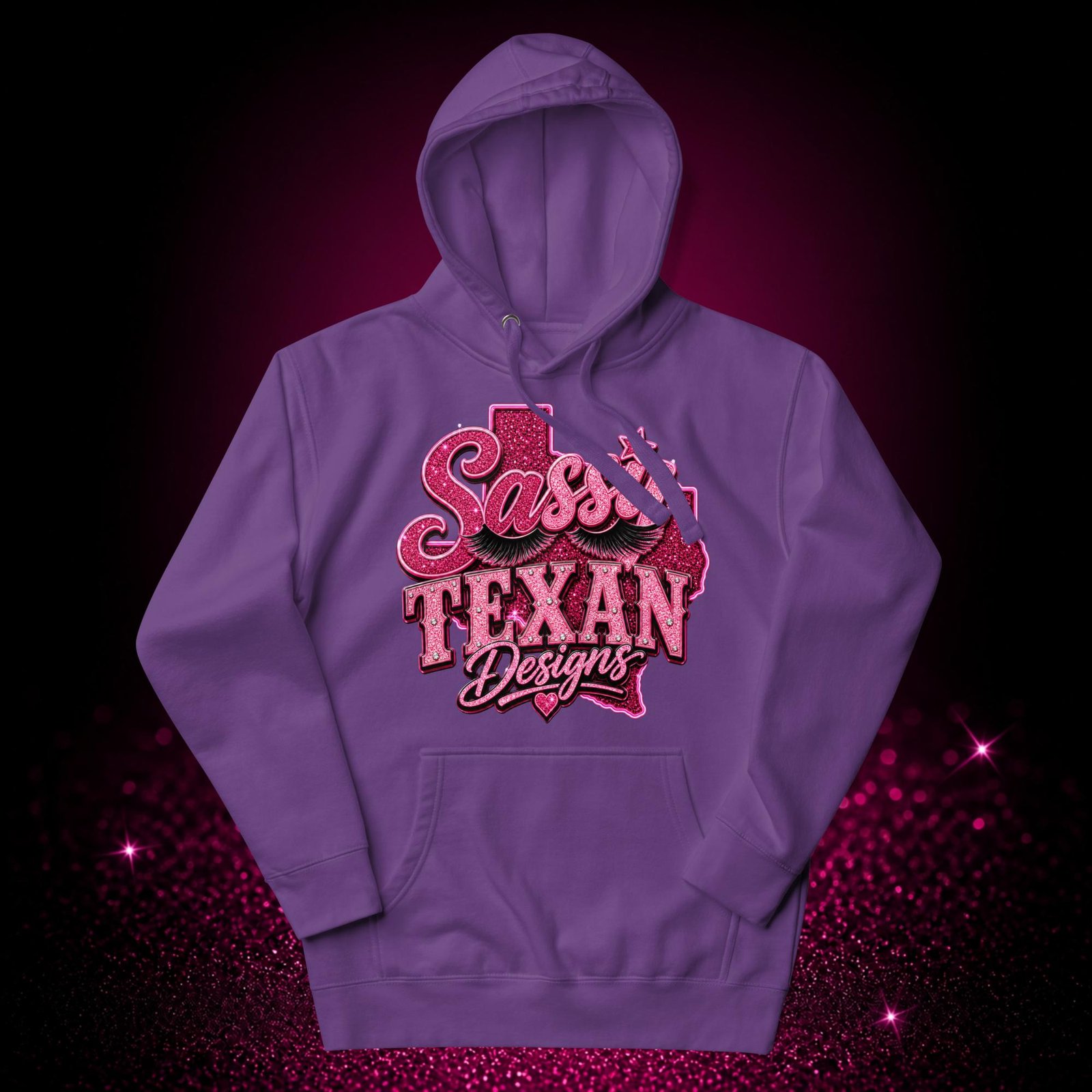 Sassy Texan Unisex Hoodie - Image 3